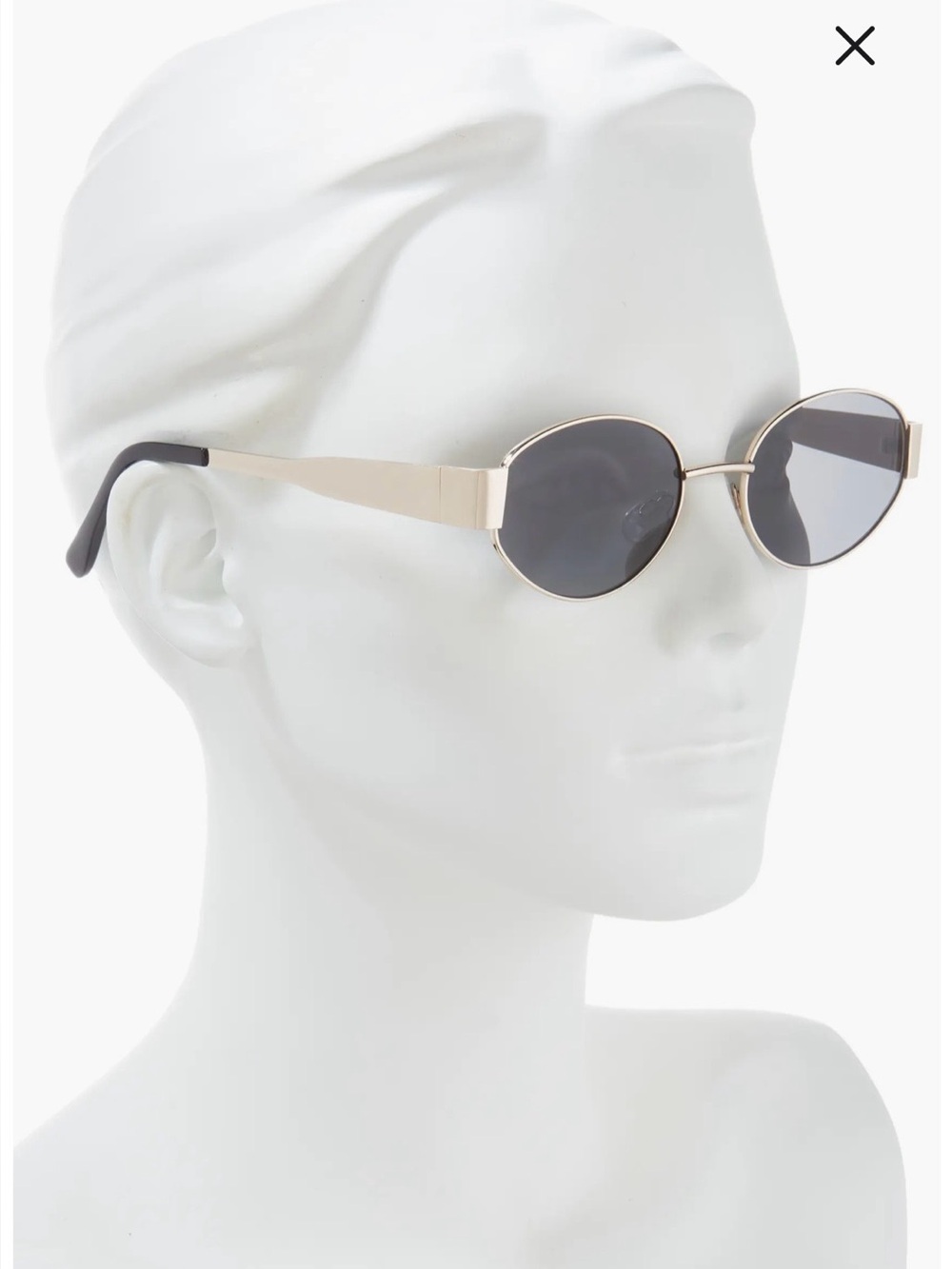 B.P. Nordstrom Gold Oval Sunglasses